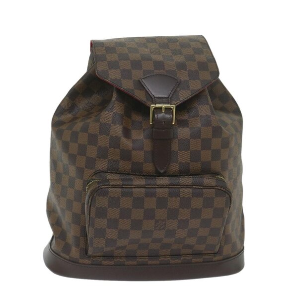 LOUIS VUITTON Damier Ebene Montsouris GM Backpack - Picture 1 of 15